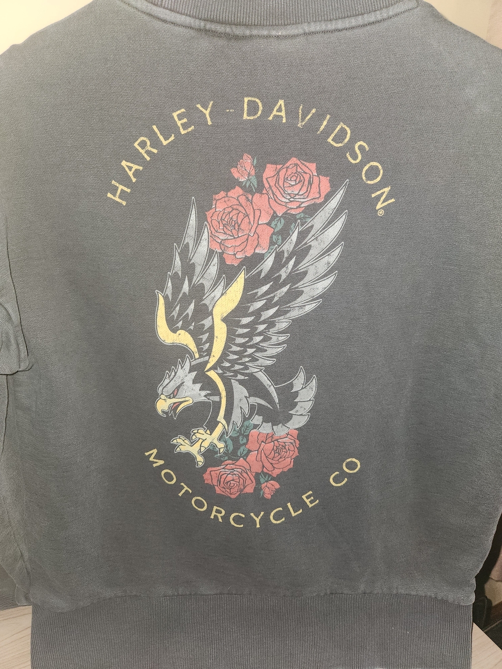 Harley-Davidson Grey Crewneck Sweatshirt - Picture 3 of 4